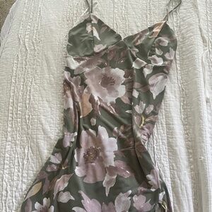 Lovely Day Olive Maxi dress